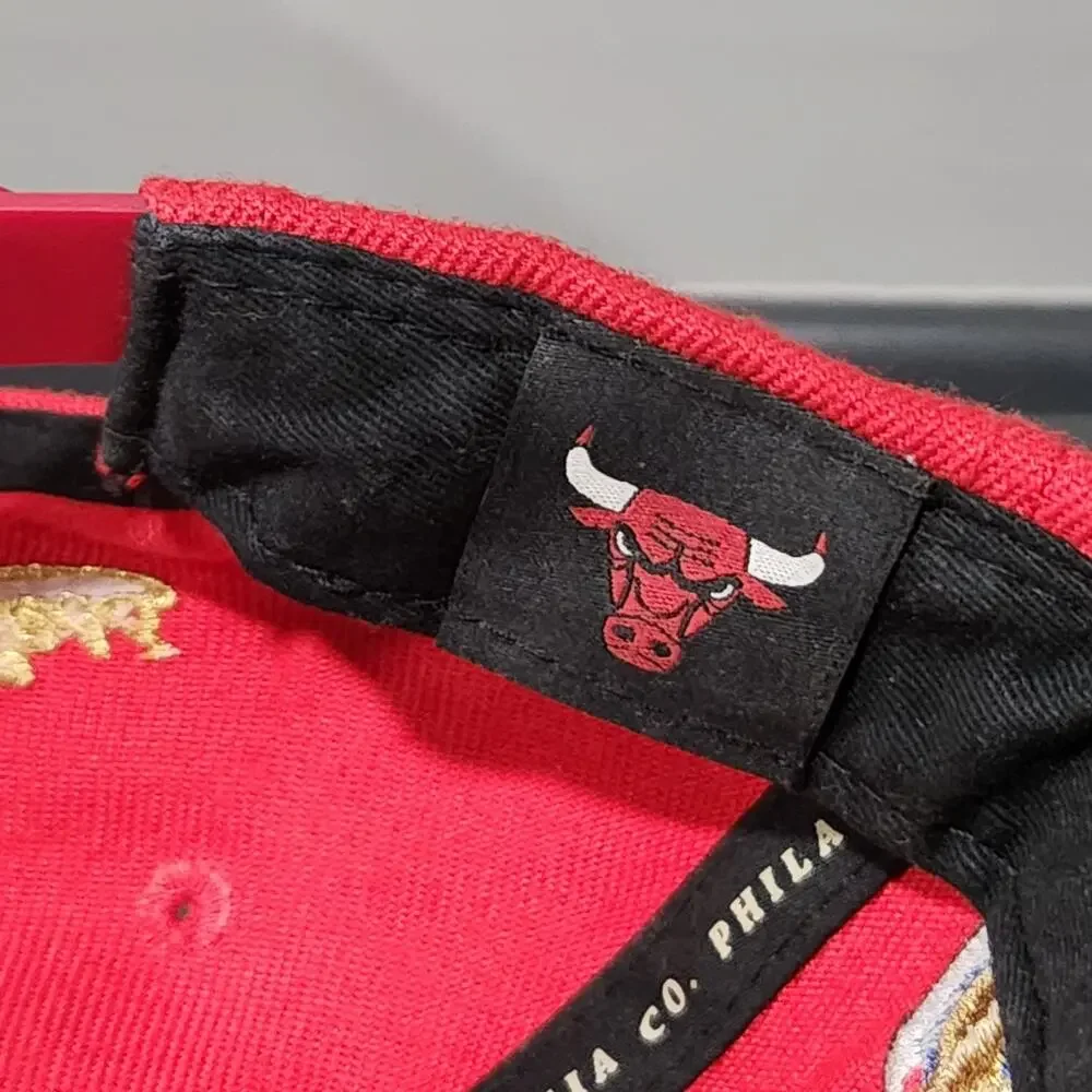 Chicago Bulls NBA Basketball 50th‎ Anniversary Mitchell & Ness Snapback Hat Cap